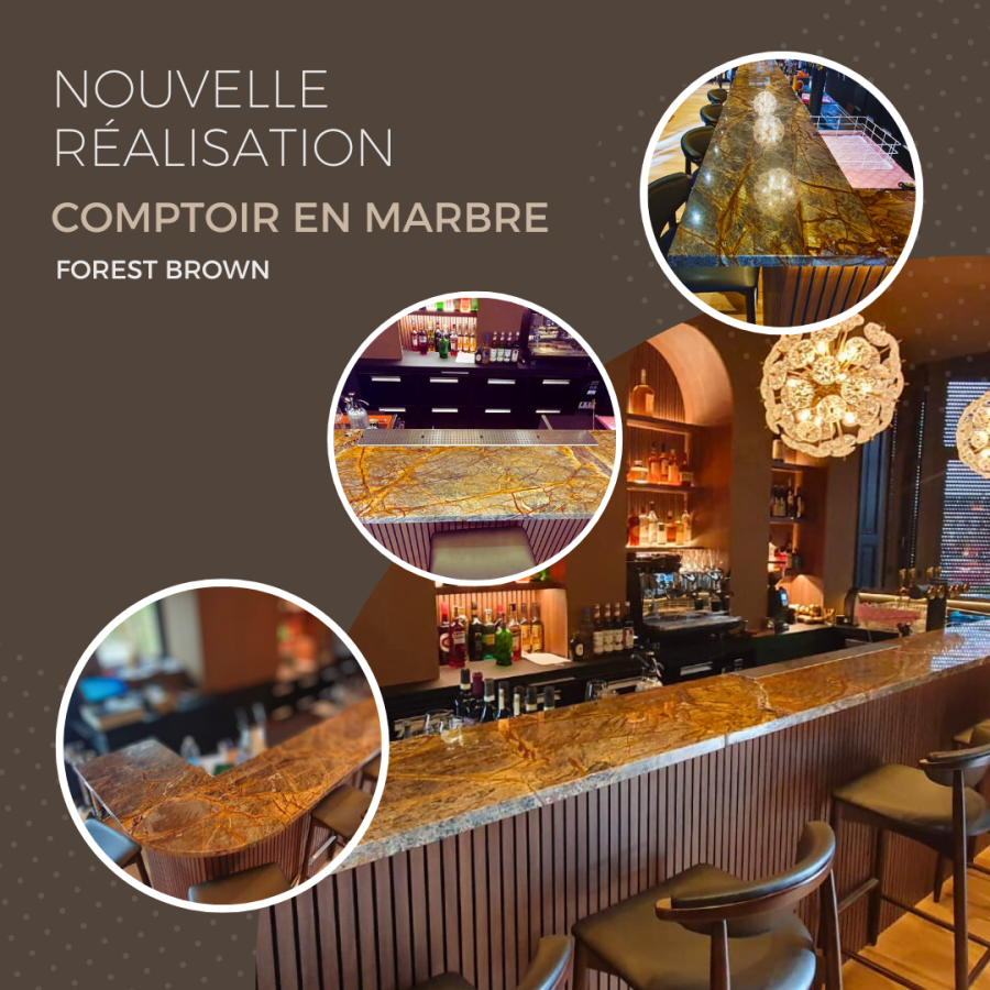 Comptoir en Marbre