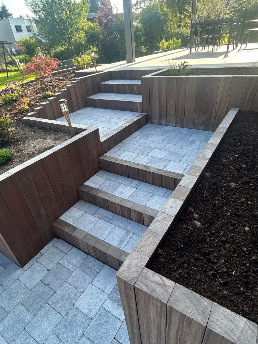 Dallage – pierre bleue/petit granit belge