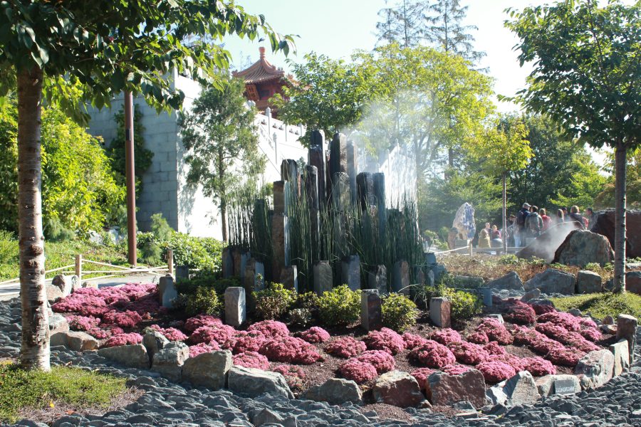 Aménagement en Grès Schisteux dans un parc animalier bien connu