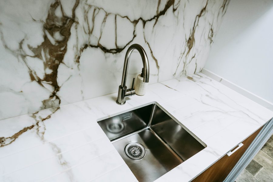 Plan de travail de cuisine en céramique