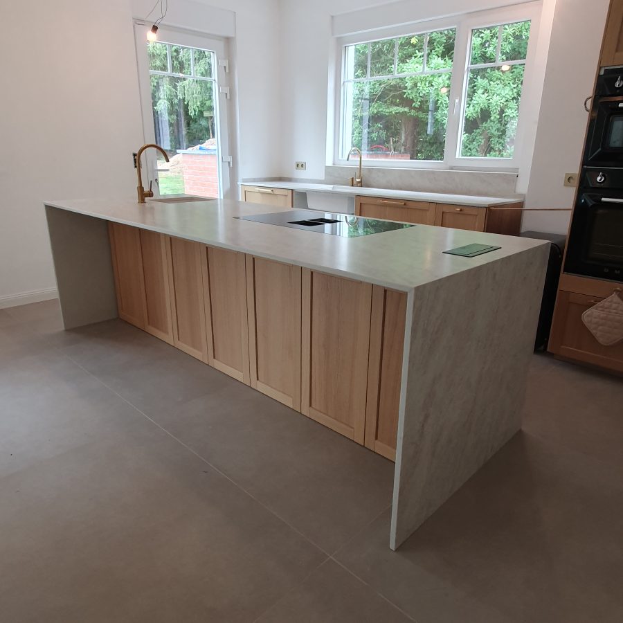 Plan de travail en Quartz Taj Mahal